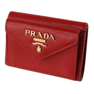 おまけ付 プラダ Prada 二つ折り財布 メンズ シンプル コンパクト 黒 ナイロン レザー イタリア製 財布