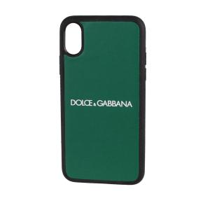 ドルチェ＆ガッバーナ iPhoneケース iPhoneX iPhoneXS DOLCE & GABBANA BP2408 AA062 HVI43  グリーン系 スマホケース ユニセックス