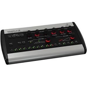 Behringer キューボックス 16ch リミッター 24bitのDAコンバーター 16プリセット保存可能 低レイテンシー P16-M