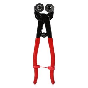 ガラスカッター タイルカッター モザイクカッター ヤットコ ステンドグラス加工 切断 割る作業 プロ工具ツール 全長200mm ガラス割やっとこ