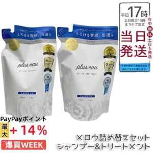 plus eau（プリュスオー） メロウシャンプー&トリートメントセット