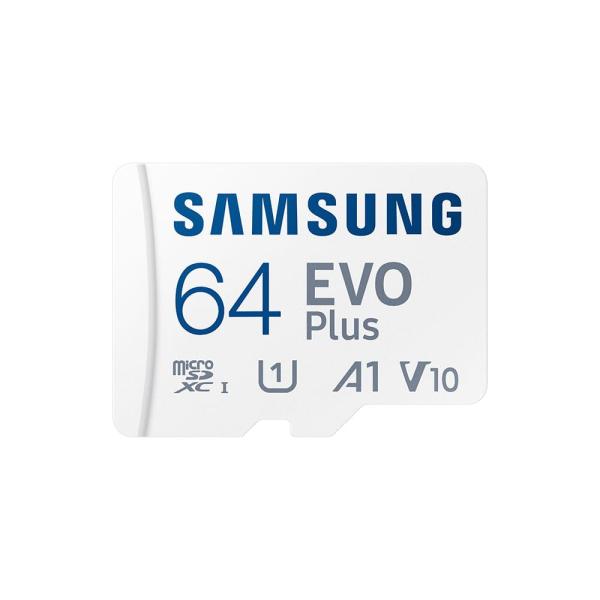 Samsung EVO Plus 64GB MicroSDメモリーカード (2024) + SDアダ...