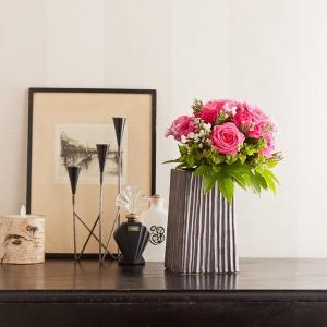 モンターニュ フラワーベース ストーンウェア  Mサイズ  2色  花器 花瓶 かわいい おしゃれ オシャレ プレゼント 贈り物 CR 178-072-310/820  vase｜mirage-style