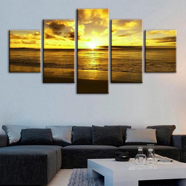 絵画 アートパネル インテリア おしゃれ 壁掛け 北欧 キャンバス モダン ポスター 海 夕日 玄関...