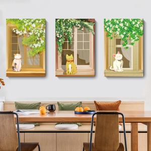 絵画 アートパネル 3枚セット 北欧 おしゃれ 壁掛け 花 植物