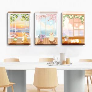 sale【ART】白鳥あゆみ真筆(虹のある風景)サムホール 白鳥あゆみ 『虹のある風景』 油絵・油彩画(F6) 絵画 肉筆 青空