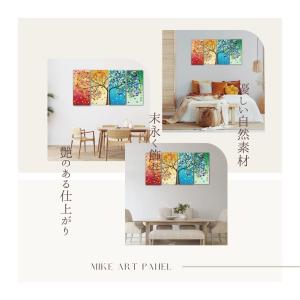 絵画 アートパネル 4枚セット 四季の木 北欧...の詳細画像3