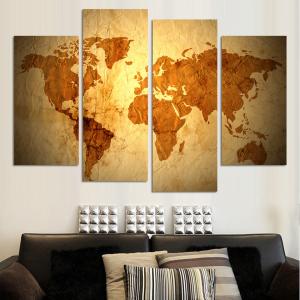 絵画 アートパネル 4枚セット 世界地図 北欧...の詳細画像2