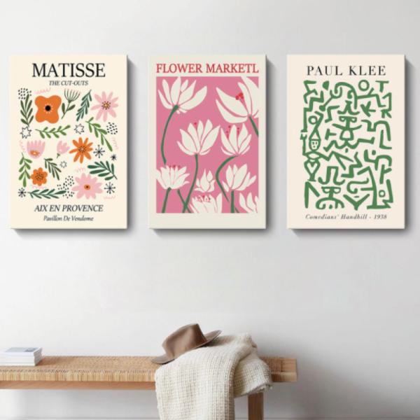 絵画 アートパネル インテリア キャンバス ポスター アート おしゃれ  北欧 壁掛け 花 風水 開...