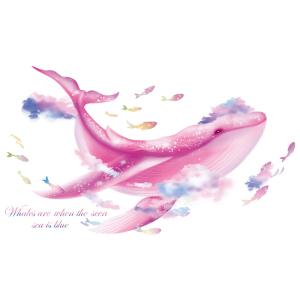 ウォールステッカー クジラ 鯨 2枚セット 北...の詳細画像4