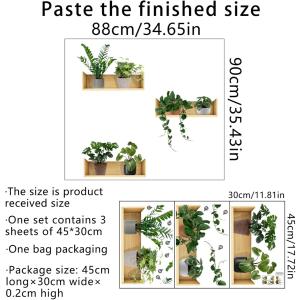 ウォールステッカー 葉 植物 北欧 おしゃれ ...の詳細画像5