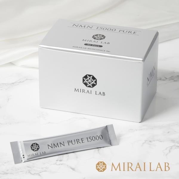 MIRAI LAB ミライラボ NMN サプリメント 日本製 15000 β型NMN 国産 高純度 ...