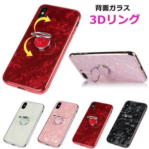 iPhoneX ケース かわいい ハート ぷくぷく 立体 ラメ メタリック