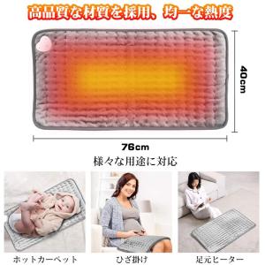 ホットマット【省エネ・速暖】電気毛布タイプ ミ...の詳細画像1
