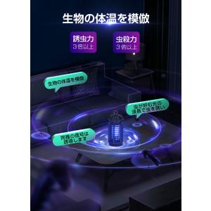 電撃殺虫器 蚊取り器 最新型 殺虫ライト 誘虫...の詳細画像3