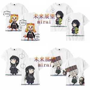 鬼滅の刃Tシャツ キッズ大人用子供用 鬼殺隊 我妻善逸 煉獄杏寿郎 胡蝶しのぶ 冨岡義勇 炭治郎禰豆子 半袖Tシャツ コスプレ衣装 仮装日常服誕生日プレゼント