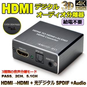 HDMI音声分離 デジタル オーディオ分離器 ...の詳細画像1