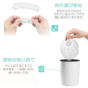 シャワーキャップ 使い捨て 大きめ ヘアキャッ...の詳細画像4