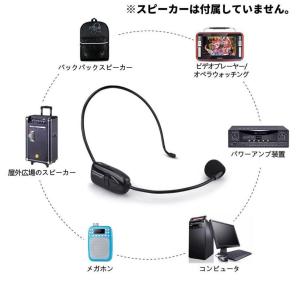 ワイヤレスマイク 2.4G 無線マイク 2台セ...の詳細画像5