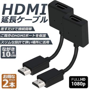 HDMI 延長 ケーブル 2本セット TV S...の詳細画像1