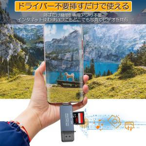 SDカードリーダー カードリーダー SDメモリ...の詳細画像4