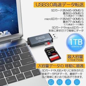 SDカードリーダー カードリーダー SDメモリ...の詳細画像5