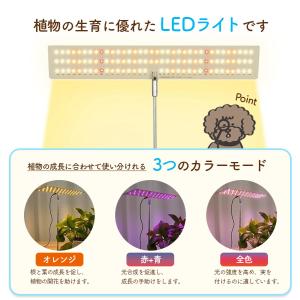 台座付き植物育成ライト 3モード 10段階 調...の詳細画像4