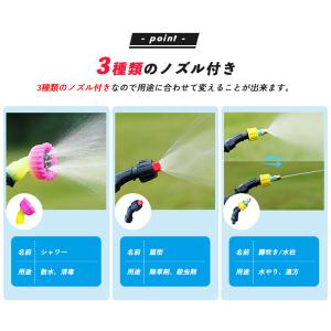 噴霧器 2色から選べる 充電式 電動噴霧器 充...の詳細画像5