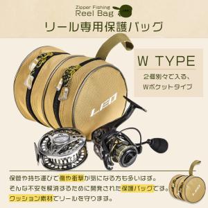 釣り用 リールバッグ 2個収納 LEO リール...の詳細画像2