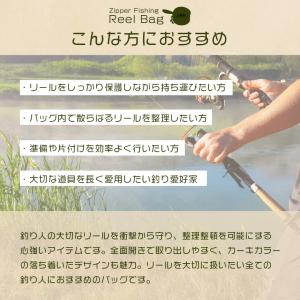 釣り用 リールバッグ 2個収納 LEO リール...の詳細画像5