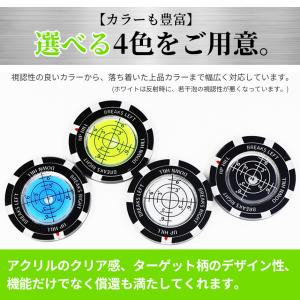 ゴルフマーカー 水平器付き パターライン 読み...の詳細画像5