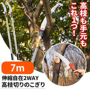 高枝ノコギリ 伸縮式 高枝切りノコ 切断のこぎ...の詳細画像3