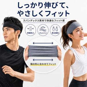 2個セット ヘアバンド ヘッドバンド 4色 ス...の詳細画像5