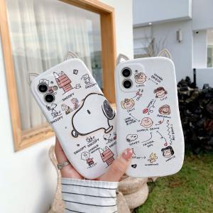 スマホケースiphone13ケース クリア スヌーピーiPhone 13 12mini 12pro 12promax iPhone XR X/XS iPhone7/8Plus耐衝撃  アイフェイス  ケース カメラ保護 カバー