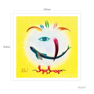 12cm角 カード「フェイクファー」