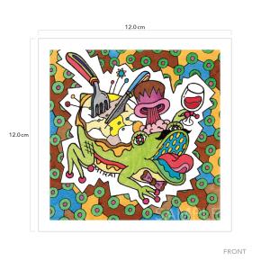 12cm角 カード「ケロックムッシュ」