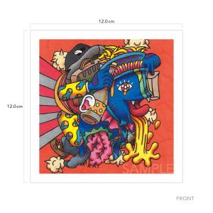 12cm角 カード「サラリーマンゾンビ」