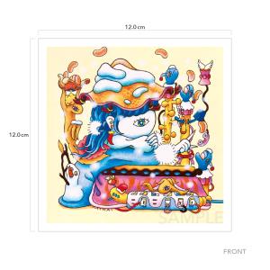 12cm角 カード「どこかの女神 -雪-」