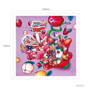 12cm角 カード「どこかの女神 -花-」