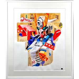 TENGAone　BMA-001_P　シルクスクリーン　版画作品　人気作家　人気作品　現代アート　ガンダム　ダンボール｜miraika-art