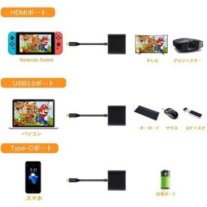 Type C Switch HDMI 出力 3...の詳細画像4