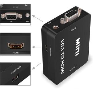 VGA to HDMI 変換アダプタ 変換コン...の詳細画像4
