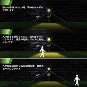 ガーデンライト 2個セット ソーラーライト 屋...の詳細画像2