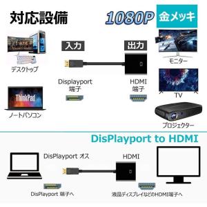 DisplayPort HDMI 変換アダプタ...の詳細画像3