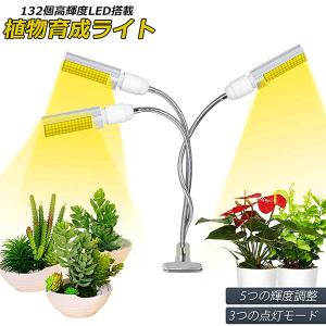 植物育成ライト LED 60W パネル【放熱効率UP/ IP65防水】温白色 256LED