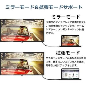 USB-C VGA 変換ケーブル 1.8m U...の詳細画像4