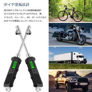 空気圧チェッカー 車 空気圧計 エアゲージ 空...の詳細画像5