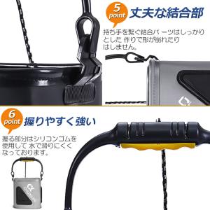釣り バケツ バッカン 水汲み みずくみバケツ...の詳細画像5