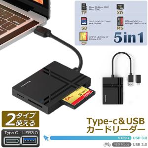 カードリーダー Type C USB 2種類接...の詳細画像2