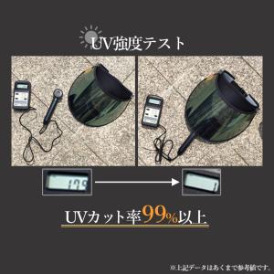 サンバイザー UVカット 角度調整可能 可動式...の詳細画像4